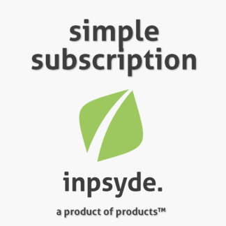 Simple Subscription Product
